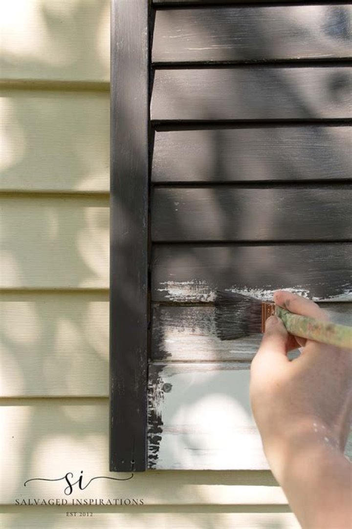 Should I spray paint my shutters