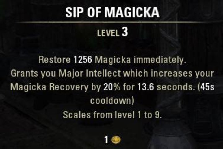 sip of magicka