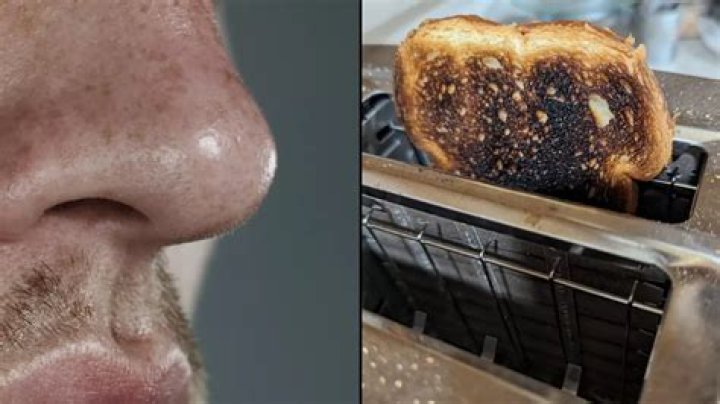 smelling burnt toast