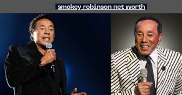 smokey robinson net worth