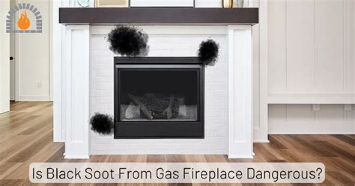 soot from gas fireplace