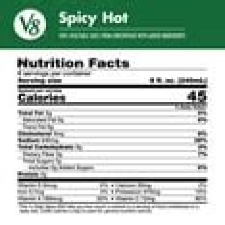 spicy v8 ingredients