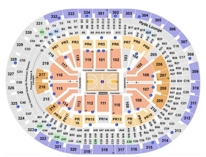 staples center seating chart