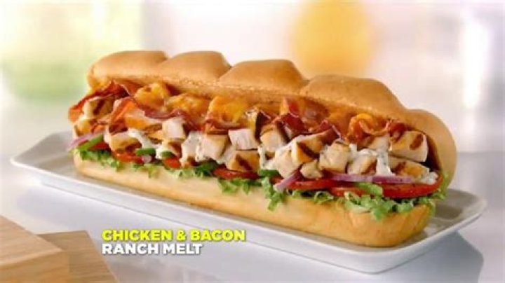 subway inch chicken & bacon ranch melt
