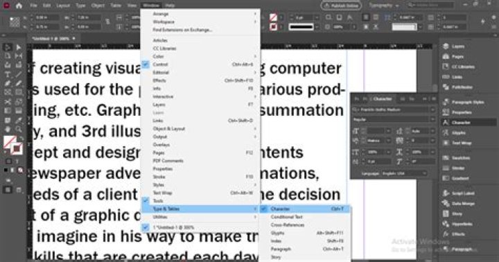 superscript indesign