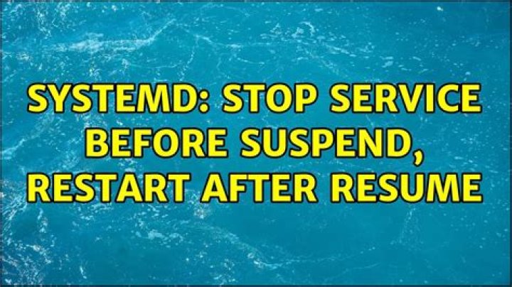 systemd stop service