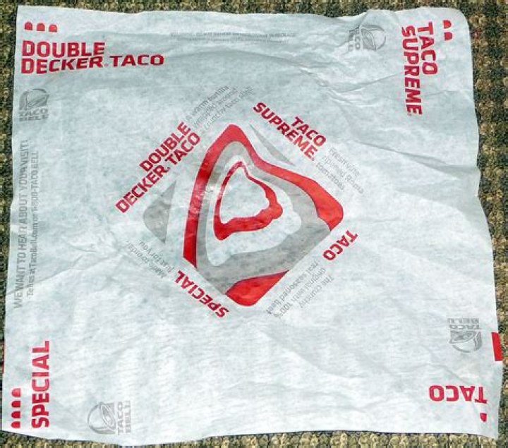 taco bell wrapper