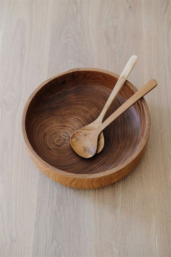 teak salad bowl