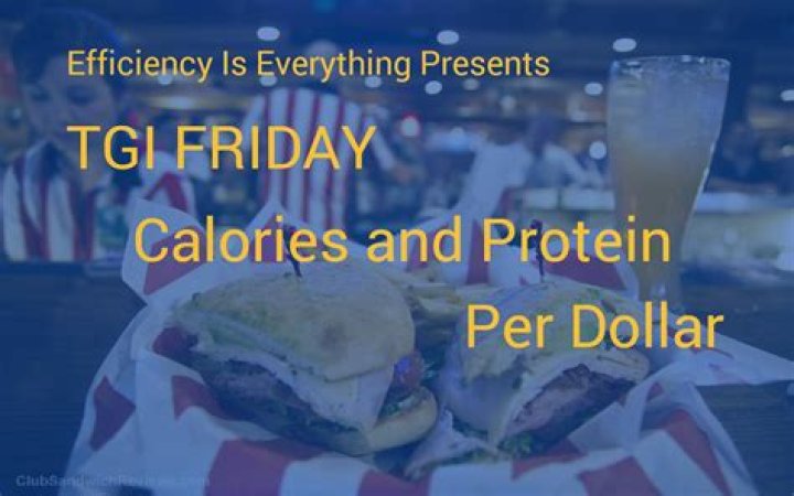 tgi fridays calories