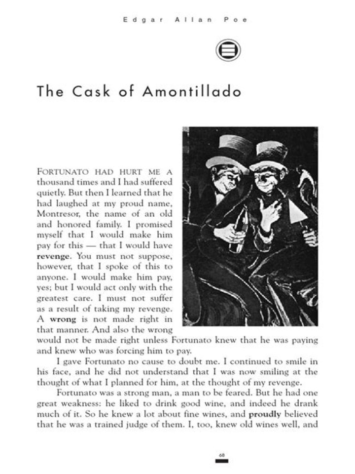 the cask of amontillado summary