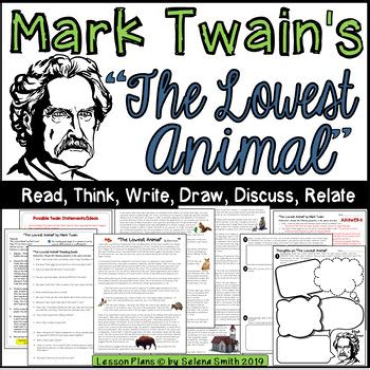 the lowest animal by mark twain