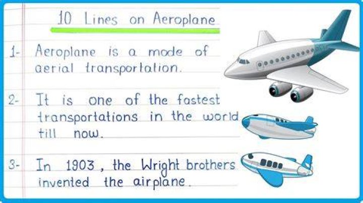 the shape of an aeroplane is like a