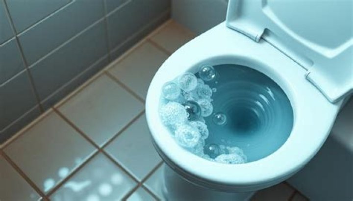 toilet bubbles when tub drains