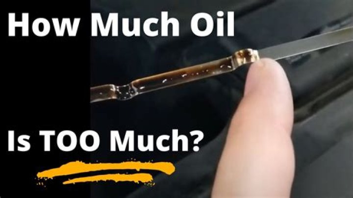 too much oil in car