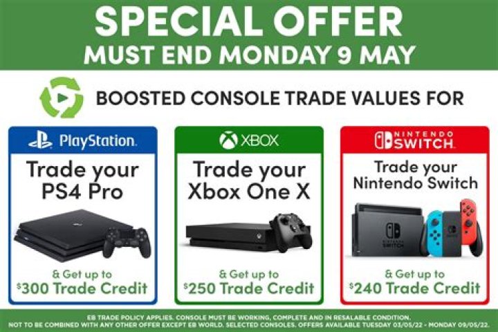 trade in value nintendo switch