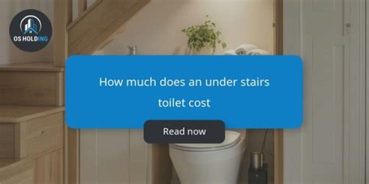 under stairs toilet cost