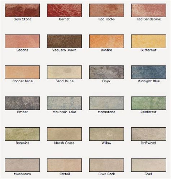 valspar concrete stain colors