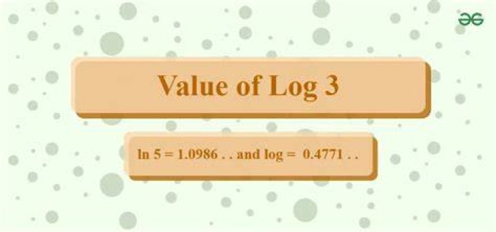 value of log 3 base 10