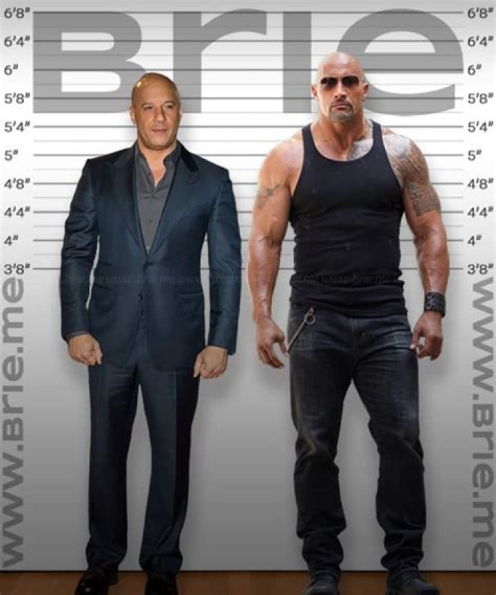 vin diesel height