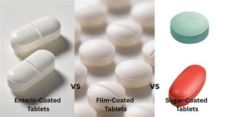 What are enteric coated tablets made of
