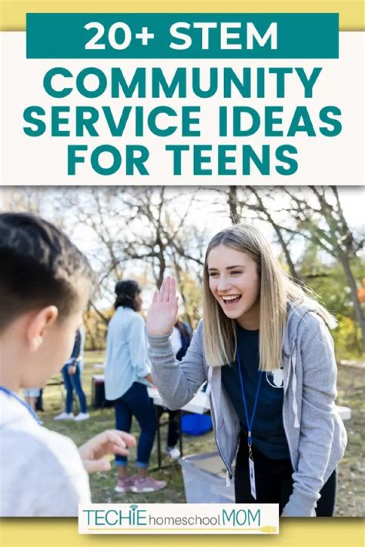 What are some community service ideas for high school?