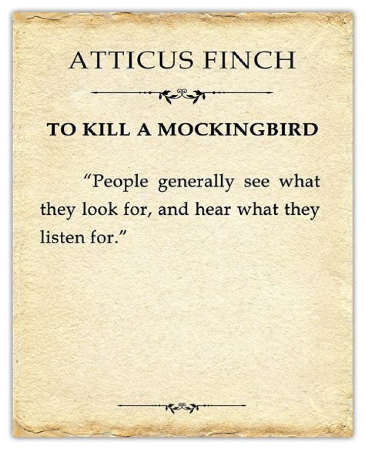 What are some quotes that Atticus Finch says