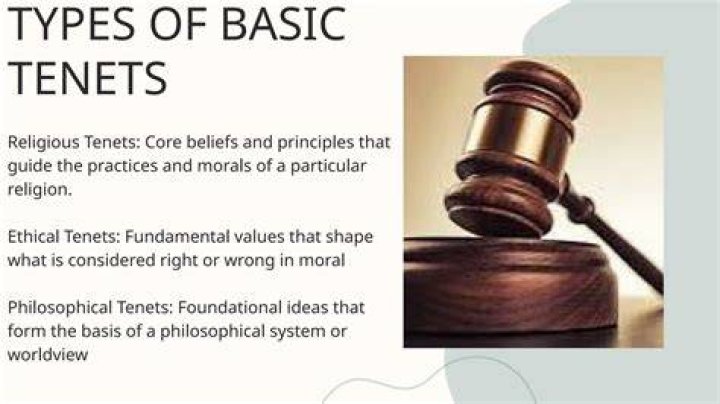 what are tenets