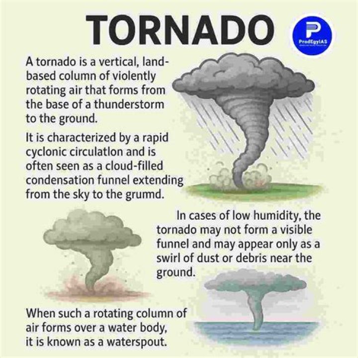 What are the 6 categories of tornadoes?