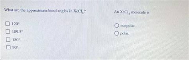 What are the approximate bond angles in ClBr?
