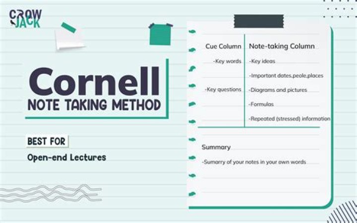 What are the benefits of the Cornell note taking method