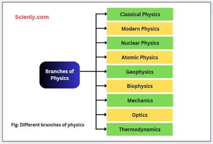 What are the different branches of modern physics?