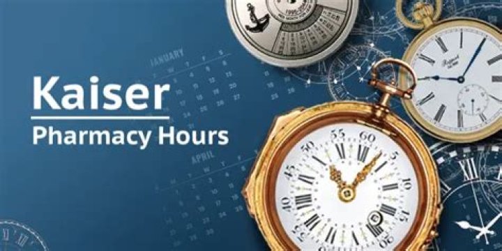 What are the hours for the Kaiser Permanente pharmacy