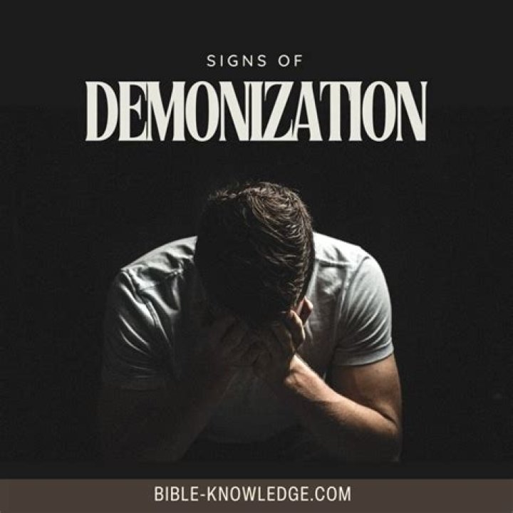 What are the signs of demonization?