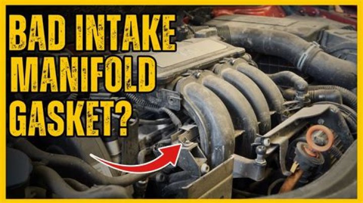 What are the symptoms of a bad intake manifold gasket?