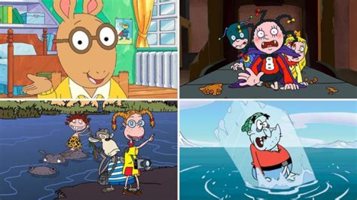 What cartoons were popular in the year 2000?