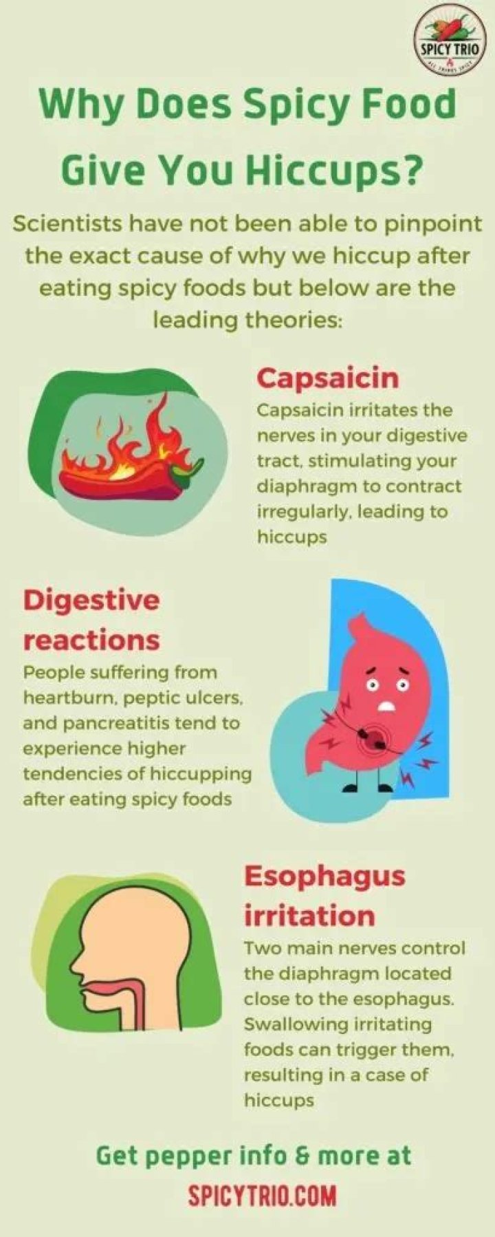 what causes hiccups after eating