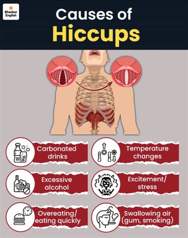 what causes hiccups class 7