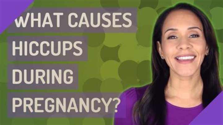 what causes hiccups during pregnancy
