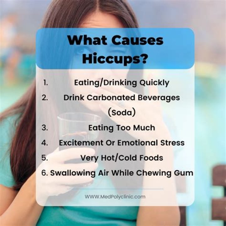what causes hiccups while eating