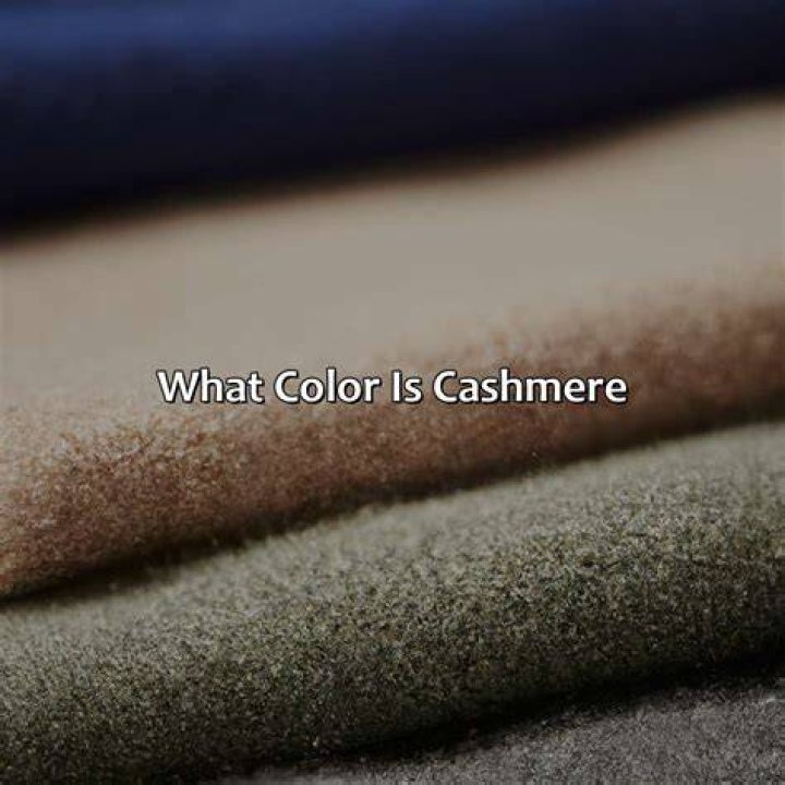 what color is cashmere