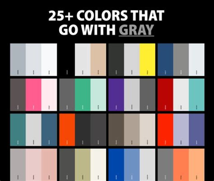 what colors go with gray