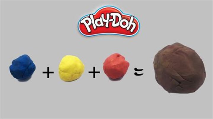 what colors make brown playdough