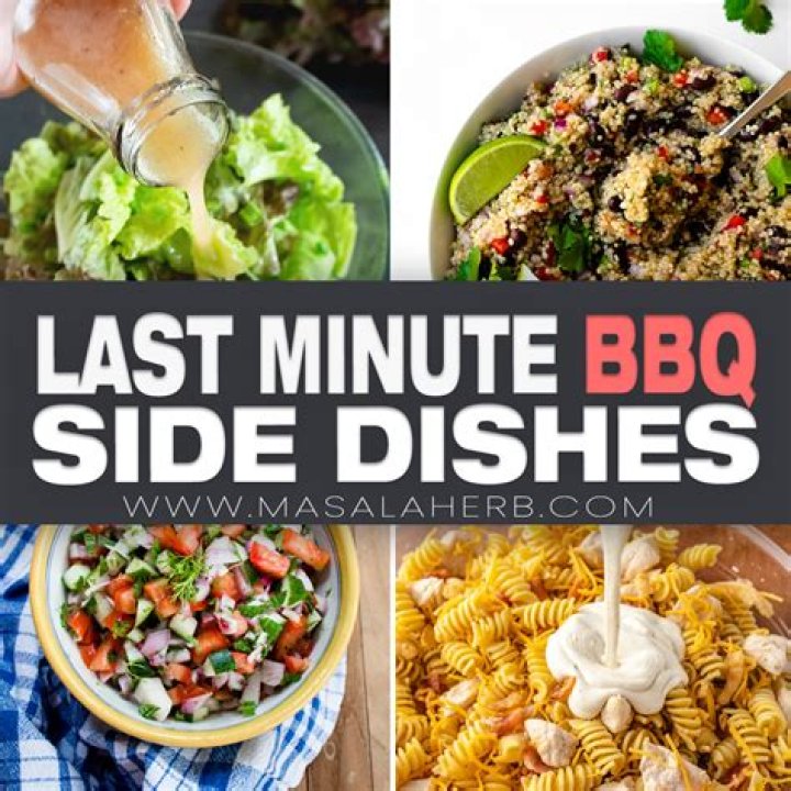 What do I need for last minute BBQ