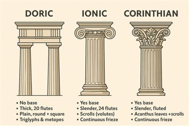 What do Ionic columns represent