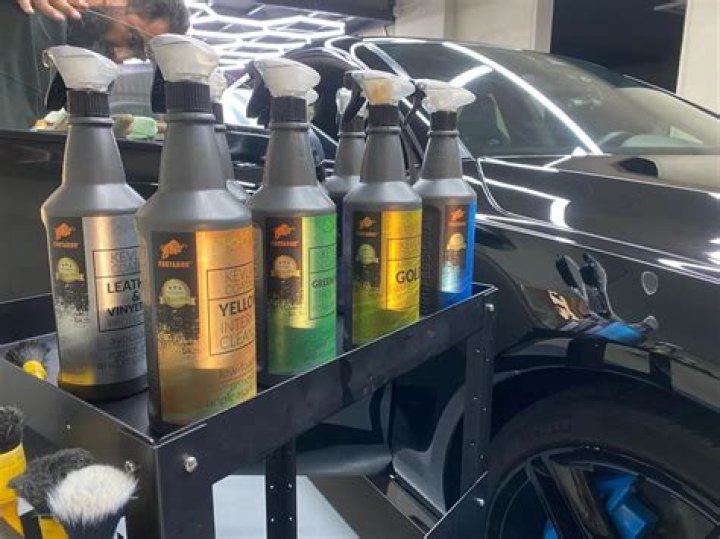 What do professionals use to detail a car?