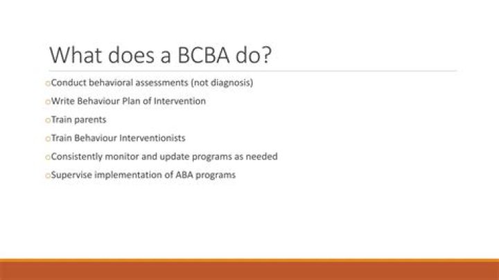 What does a Bcba do