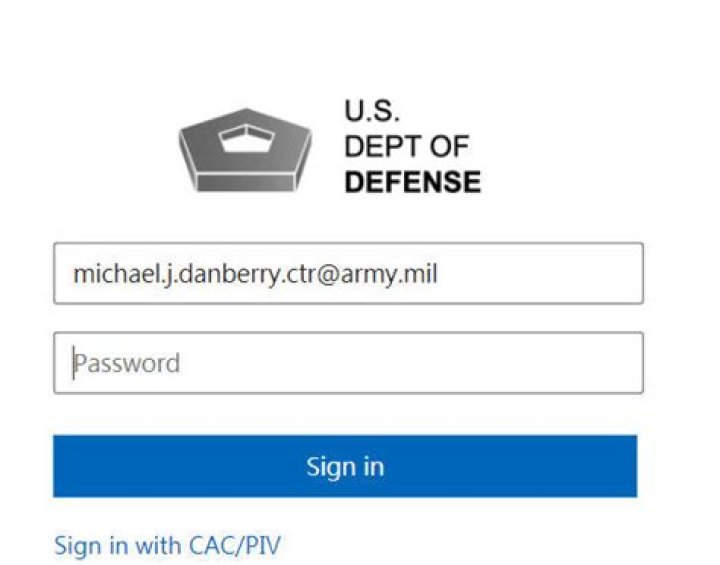 What does Army email look like?