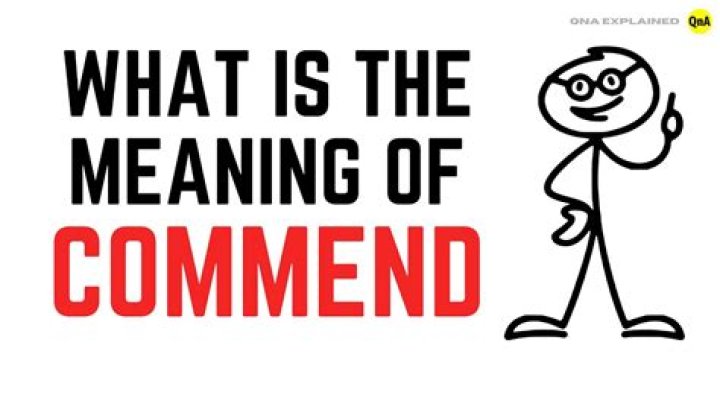 what does commend mean in gta