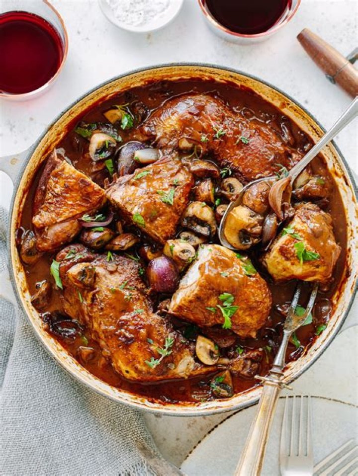 What does coq au vin translate to in English?