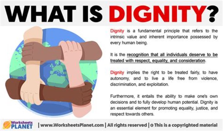 what does dignity mean